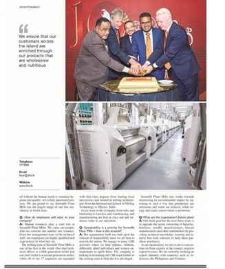 LMD December 2018 Edition features a story of Serendib Flour Mills